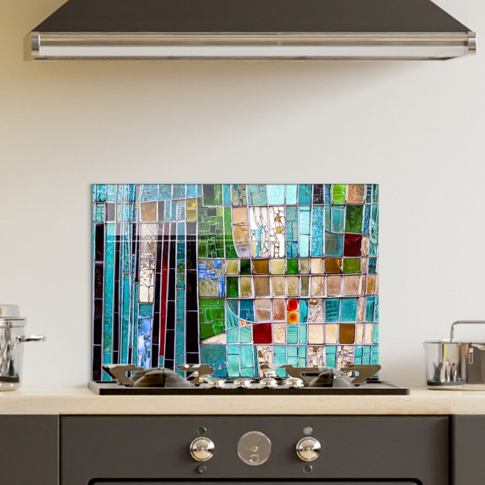Wallity Cuadro Decorativo de Vidrio Templado Multicolor 50 x 70 cm Wallity Cuadro Decorativo de Vidrio Templado Multicolor 50 x 70 cm